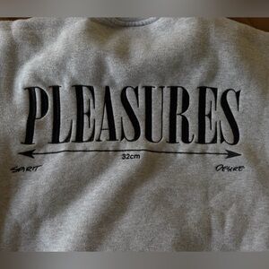 Pleasures Graphic Sweatshirt in Heather Gray